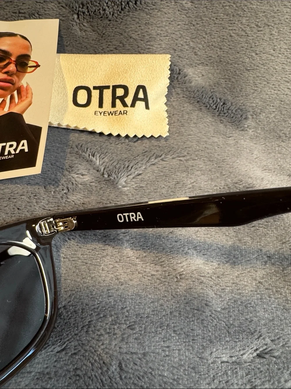OTRA Eyewear Nia Rectangular Sunglasses in Chocolate